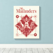 HARRY POTTER™ The Marauders Animagus Graphic キャンバスプリント (インサイチュ (ウッドフロア))