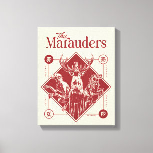 HARRY POTTER™ The Marauders Animagus Graphic キャンバスプリント