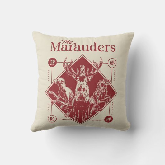 HARRY POTTER™ The Marauders Animagus Graphic クッション (裏面)