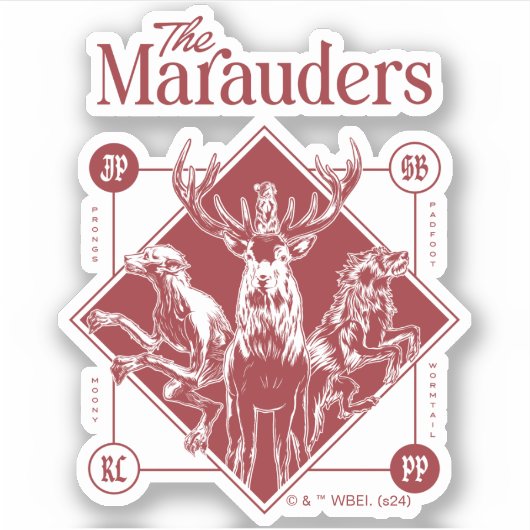 HARRY POTTER™ The Marauders Animagus Graphic シール (正面)