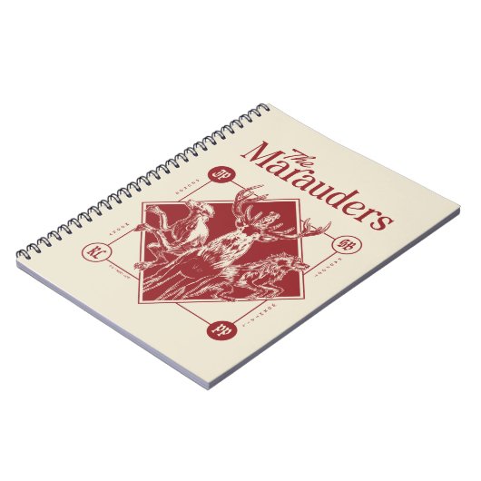 HARRY POTTER™ The Marauders Animagus Graphic ノートブック (左側)