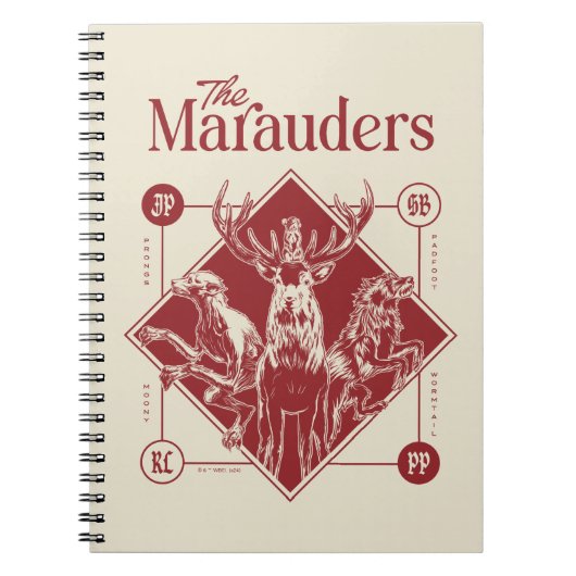 HARRY POTTER™ The Marauders Animagus Graphic ノートブック (正面)