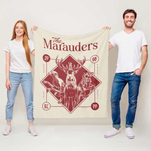 HARRY POTTER™ The Marauders Animagus Graphic フリースブランケット (インサイチュ)
