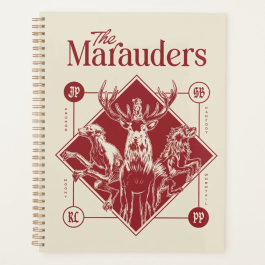 HARRY POTTER™ The Marauders Animagus Graphic プランナー手帳 (正面)