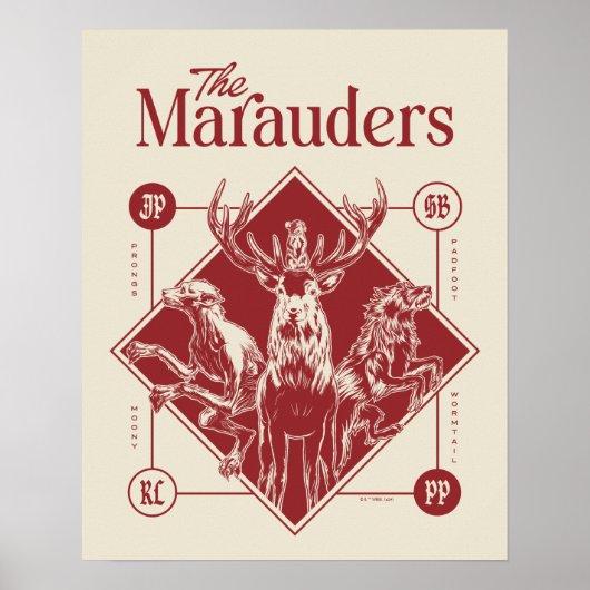 HARRY POTTER™ The Marauders Animagus Graphic ポスター (正面)