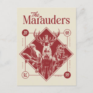 HARRY POTTER™ The Marauders Animagus Graphic ポストカード
