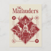 HARRY POTTER™ The Marauders Animagus Graphic ポストカード (正面)