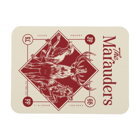 HARRY POTTER™ The Marauders Animagus Graphic マグネット (横)