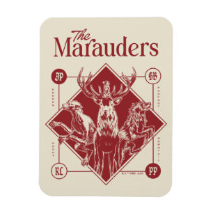 HARRY POTTER™ The Marauders Animagus Graphic マグネット