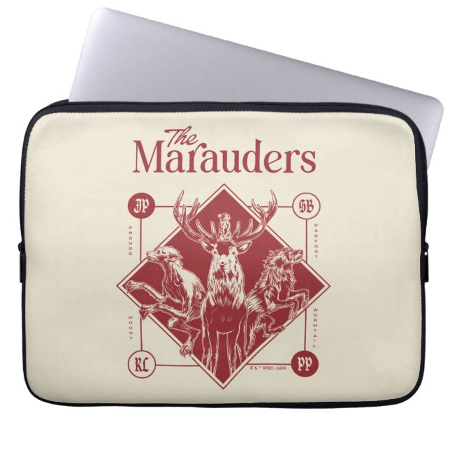 HARRY POTTER™ The Marauders Animagus Graphic ラップトップスリーブ (正面)