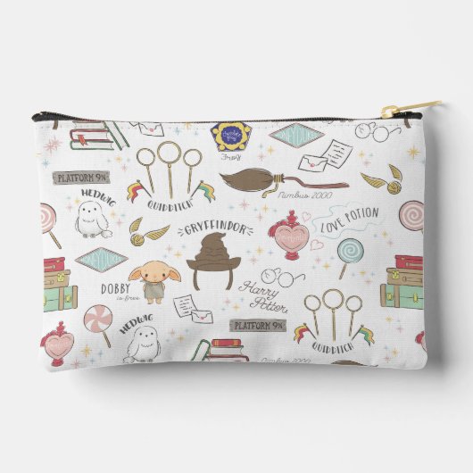 HARRY POTTER™ Tiny Magic Pattern アクセサリーポーチ (裏面)