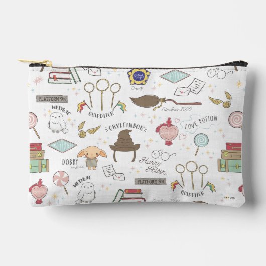 HARRY POTTER™ Tiny Magic Pattern アクセサリーポーチ (正面)