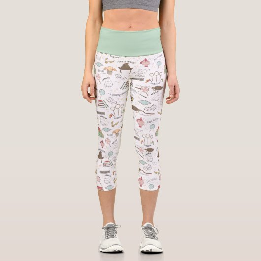 HARRY POTTER™ Tiny Magic Pattern カプリレギンス (正面)