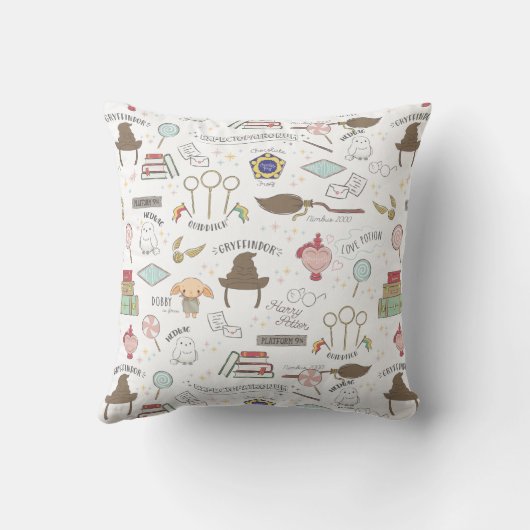 HARRY POTTER™ Tiny Magic Pattern クッション (裏面)
