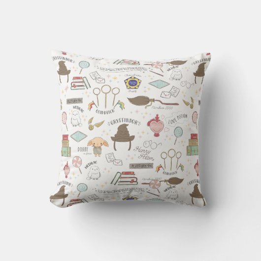 HARRY POTTER™ Tiny Magic Pattern クッション (正面)