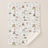 HARRY POTTER™ Tiny Magic Pattern シェルパブランケット (正面)