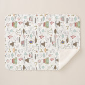 HARRY POTTER™ Tiny Magic Pattern シェルパブランケット (正面(横))