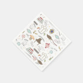 HARRY POTTER™ Tiny Magic Pattern スタンダードカクテルナプキン (角)