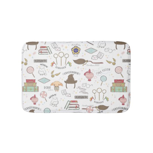 HARRY POTTER™ Tiny Magic Pattern バスマット (正面)