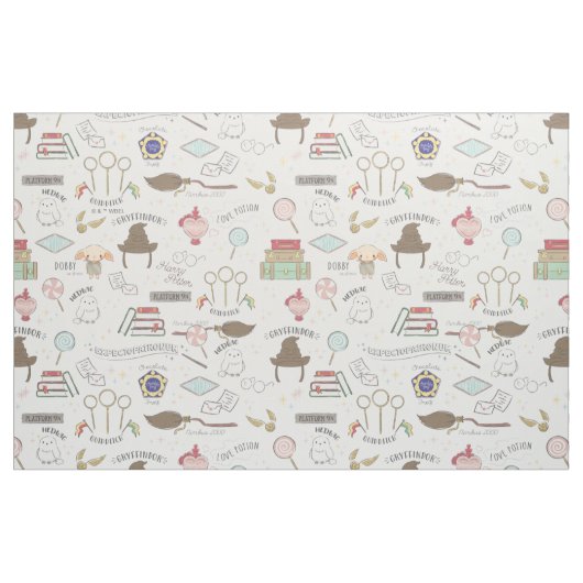 HARRY POTTER™ Tiny Magic Pattern ファブリック (ファットクウォーター)