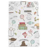 HARRY POTTER™ Tiny Magic Pattern ミディアムペーパーバッグ (裏面)