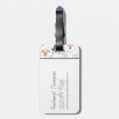 HARRY POTTER™ Tiny Magic Pattern ラゲッジタグ (裏面縦)