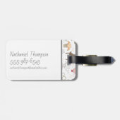 HARRY POTTER™ Tiny Magic Pattern ラゲッジタグ (裏面横)