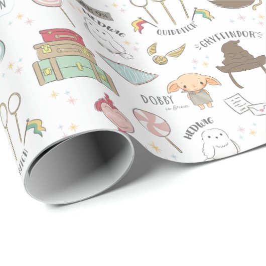 HARRY POTTER™ Tiny Magic Pattern ラッピングペーパー (ロールコーナー)