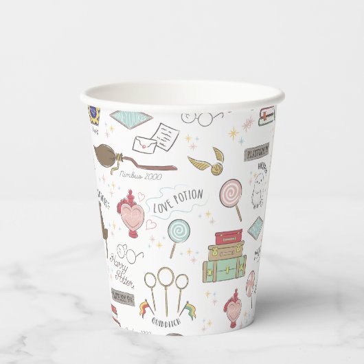 HARRY POTTER™ Tiny Magic Pattern 紙コップ (裏面)