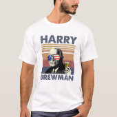 Harry S. Truman Harry Brewman Beer Drking Tシャツ (正面)