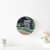 Harry Trumanの幼年期からのヴィンテージの離れ家 ラウンド壁時計 (ホーム)