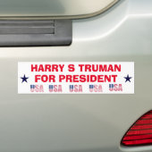 Harry Truman氏、大統領ステッカー氏 バンパーステッカー (車上)
