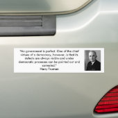 Harry Truman -民主主義 バンパーステッカー (車上)