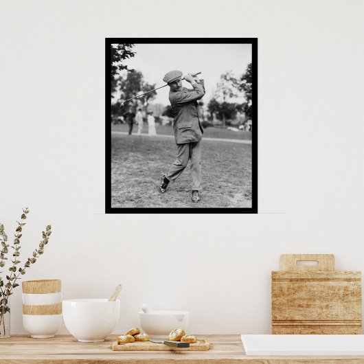 Harry Vardon, Six Time U.S. Open Golf Champion 191 ポスター (キッチン)