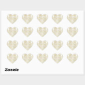Hart Kerst tekst stickers "Prettige Feestdagen" ハートシール (シート)