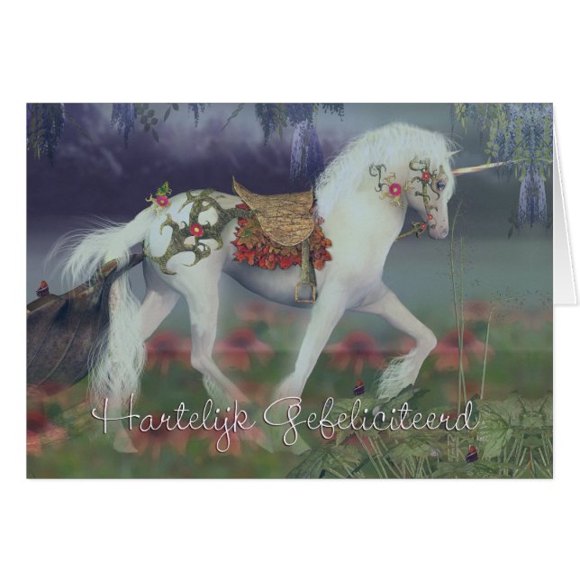 Hartelijk Gefeliciteerd、Gelukkige Verjaardag (正面横)