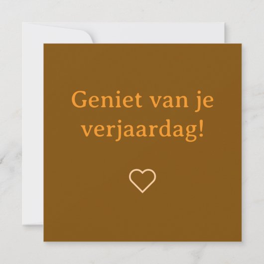 Hartelijk gefeliciteerd, sweet owl カード (裏面)