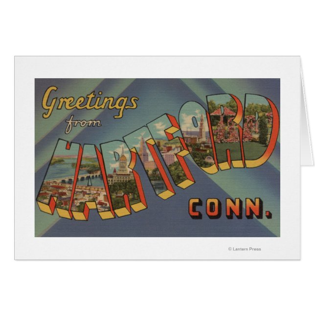 Hartford, Connecticut – ラージレターシーン (正面横)