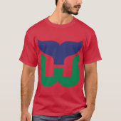 Hartford Whalers retro Tシャツ (正面)
