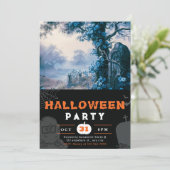 Harting墓地ブルーフラワーハロウィーン 招待状 (スタンド正面)