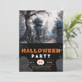 Harting墓地ブルーフラワーハロウィーン 招待状 (スタンド正面)