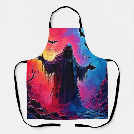 Harting Demon Cloaked In Shadowsデザイン エプロン (正面)