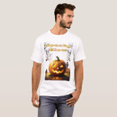 Harting Glow：ハロウィーンのカボチャ Tシャツ (正面フル)