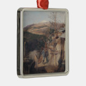 Hartmanswillerkopf、Roche-Sermet 1915年からの眺め メタルオーナメント (右)