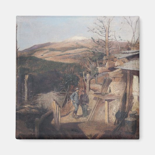 Hartmanswillerkopf, View from Roche-Sermet, 1915 マグネット (正面)