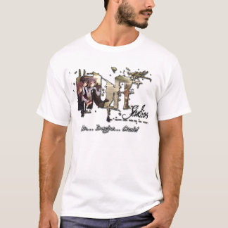 Haruhiの前部/油木の後部ワイシャツ Tシャツ