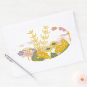 HARUKUSA 楕円形シール (封筒)