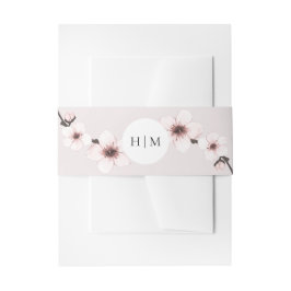 HARUMI ブラッシュピンク 桜 桜 ウェディング 招待状ベリーバンド