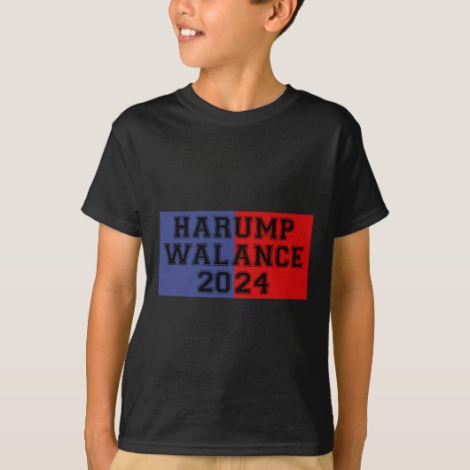 Harump Walance 2024 Shirt Harris Trump Wheimer Van Tシャツ (正面)