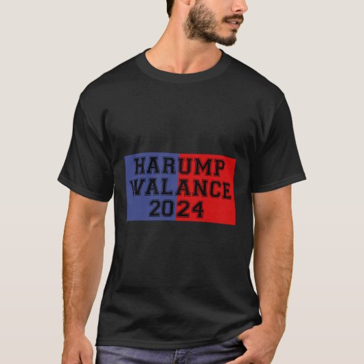 Harump Walance 2024 Tシャツ Harris Trump Wheimer Van (正面)